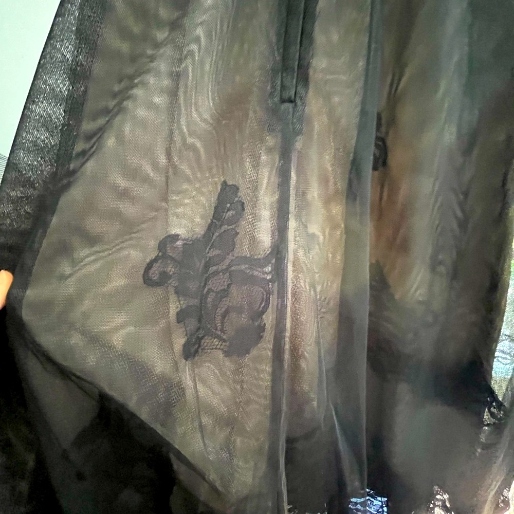 BCBGMaxAzria Black and Brown Strapless Gown - Picture 6 of 8